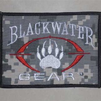 Blackwater Gear Embroidery Velcro Patch - ACU UCP