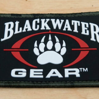 Blackwater Gear Embroidery Velcro Patch - Black