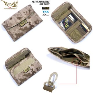 FLYYE EDC Wallet - US Navy Seal AOR1 AOR2 Camo