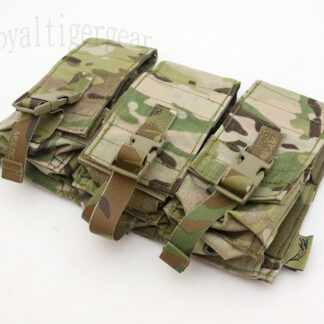 FLYYE Triple M4 5.56mm Dual 9mm Pistol Handgun Magazine MOLLE Pouch - MultiCam® / MultiCam® webbing