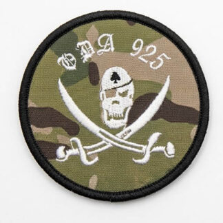 US Special Force ODA 925 Embroidery Velcro Patch - Multicam White