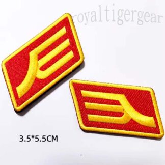 Mobile Suit Gundam 0080 0083 Zeon Red Collar Rank Embroidery Patch