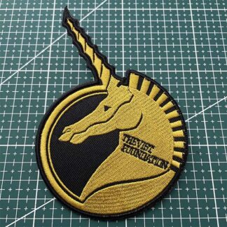 Mobile Suit Gundam Unicorn RX-0 01 UC 0096 Singularity One Embroidery Patch - Yellow