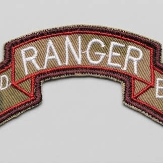 US Army 2nd Battalion 75th Ranger Regiment Shoulder Sleeve Embroidery Velcro Patch - Multicam