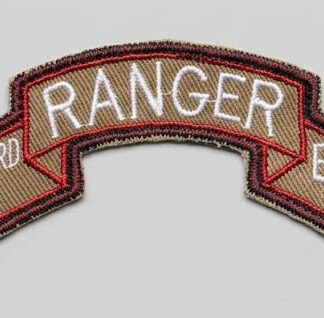 US Army 3rd Battalion 75th Ranger Regiment Shoulder Sleeve Embroidery Velcro Patch - Multicam