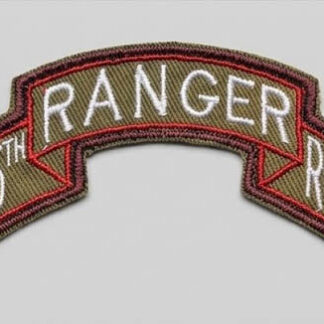 US Army 75th Ranger Regiment Shoulder Sleeve Embroidery Velcro Patch - Multicam