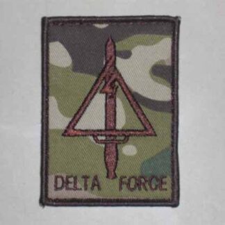 US Delta Force Embroidery Velcro Patch - Multicam