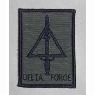 US Delta Force Embroidery Velcro Patch - OD