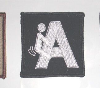 F ing Sex -A- mbroidery Velcro Patch - Tan