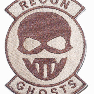 Ghost Recon Embroidery Velcro Patch – Large - Tan