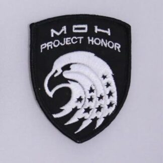 Medal of Honor MOH Project Honor Embroidery Patch - Black