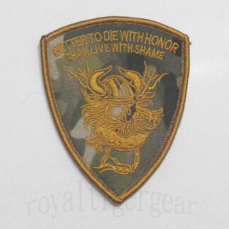 US Navy Seal Team 6 Blue Team Better To Die With Honor Embroidery Velcro Patch - Multicam