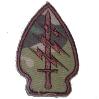 US Special Forces Embroidery Velcro Patch - Multicam