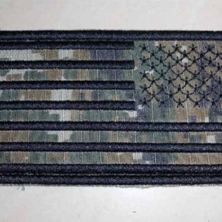 US Flag Embroidery Velcro Patch – MARPAT Woodland - Star Left