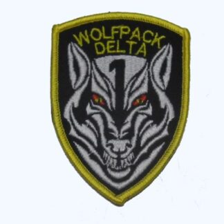 Medal of Honor MOH 2010 Embroidery Patch – Delta Force Wolfpack – Yellow Edge