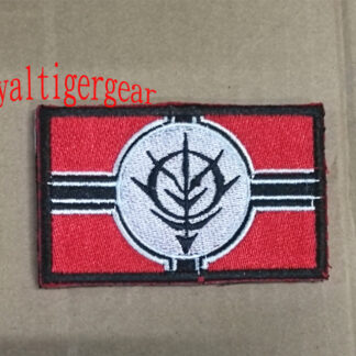 Mobile Suit Gundam Zeon 0079 Military Flag Embroidered Patch