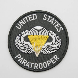 US United States Paratrooper Wings Embroidery Velcro Patch - OD