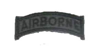US Special Forces Tab Embroidery Velcro Patch - Sniper - OD