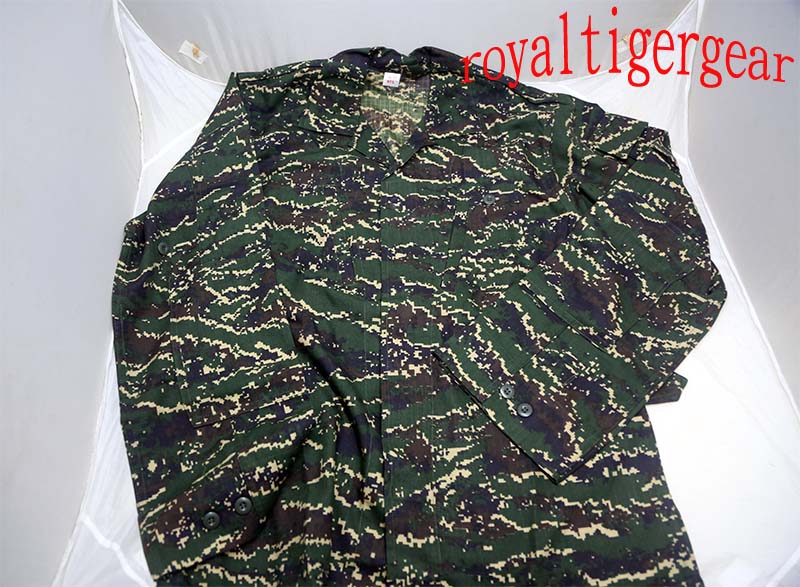 Taiwan ROC Marine Corps ROCMC Digital Tiger Stripe Camo 2017 Shirt Top