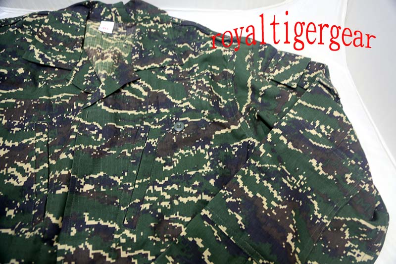 Taiwan ROC Marine Corps ROCMC Digital Tiger Stripe Camo 2017 Shirt Top - Image 2