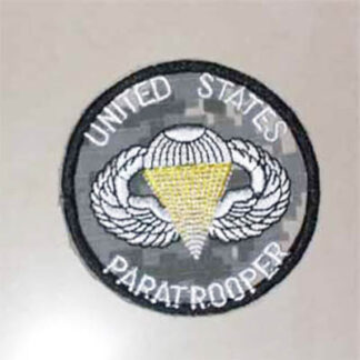 US United States Paratrooper Wings Embroidery Velcro Patch - ACU UCP