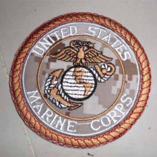 US Marines USMC Force Recon Embroidery Velcro Patch – ACU UCP