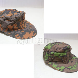World War II WW2 German Army SS Oak Leaf Spring Autumn 2 Side Reversible Camo Cap – size 59 cm