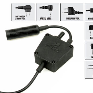 Z-TACTICAL zTEA E-Switch Push-To-Talk PTT Z122 - 1-Pin Mobile 3.5mm Version