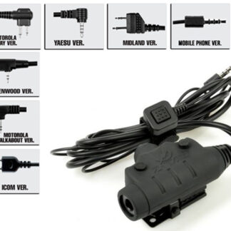 Z-TACTICAL U94 Push-To-Talk PTT New Version Z115 - 1-Pin Mobile 3.5mm Version