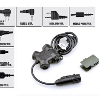 Z-TACTICAL zSilynx Clarus PTT Push to Talk Z130 - 2-Pin Kenwood Version