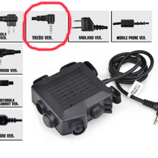 Z-TACTICAL SELEX TACMIC CT5 PTT Push-To-Talk - Speaker / Headset Z133 - 1-Pin YAESU Version