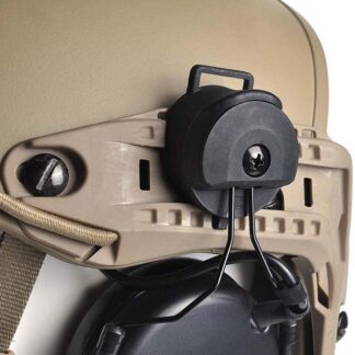 Z-TACTICAL Fast Helmet Rail Adapter Holder for Comtac I/II Headset Z147 – Black