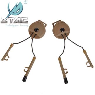 Z-TACTICAL Fast Helmet Rail Adapter Holder for Comtac I/II Headset Z147 - Tan