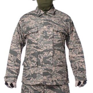 US Air Force Airman Battle Uniform ABU Camo Shirt Tunic Top