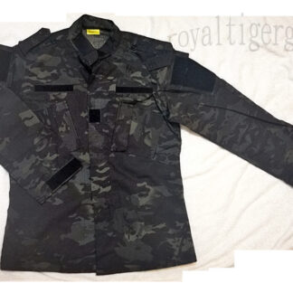 Multicam Black Ghost Night Law Enforcement Camo Shirt Tunic Top