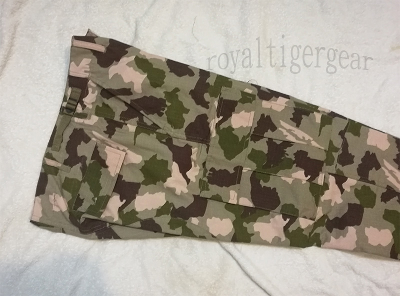 Africa Nigeria Army Desert Camo Camouflage Pants Bottom - Image 2