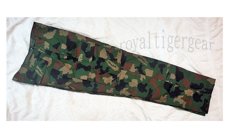 Africa Nigeria Army Woodland Camo Camouflage Pants Bottom