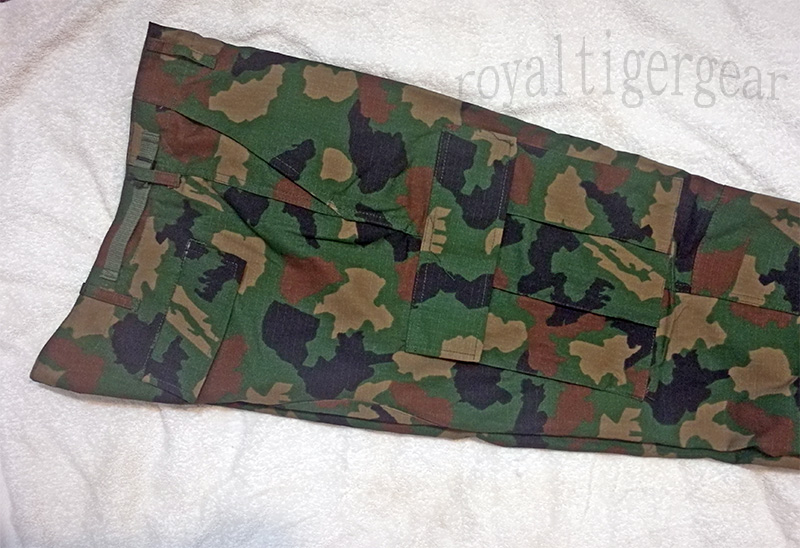 Africa Nigeria Army Woodland Camo Camouflage Pants Bottom - Image 2