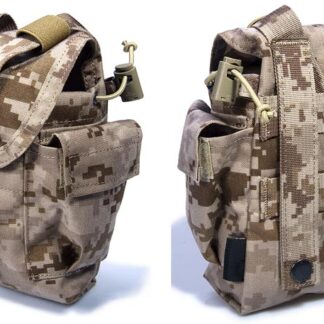 FLYYE MOLLE 1L Water Tank Canteen Bottle Pouch ver.FE - US Navy Seal AOR1 AOR2 Camo