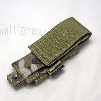 FLYYE Survival Folding Knife MOLLE Belt Pouch - A-TACS AU