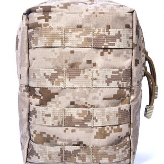 FLYYE Vertical Accessories MOLLE Pouch - US Navy Seal AOR1 AOR2 Camo