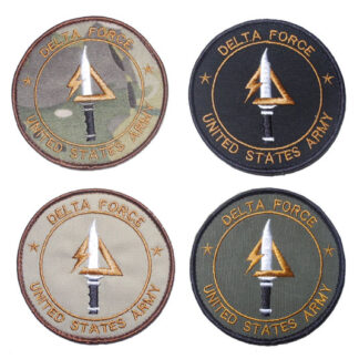 Call of Duty 8 Modern Warfare 3 Embroidery Velcro Patch – Large - US Delta Force - Black