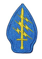US Special Forces Full Embroidery Velcro Patch - Speical Forces - Color Blue