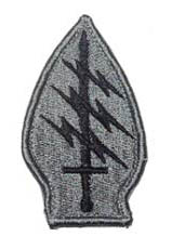US Special Forces Full Embroidery Velcro Patch - Speical Forces - Gray