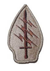US Special Forces Full Embroidery Velcro Patch - Speical Forces - Tan