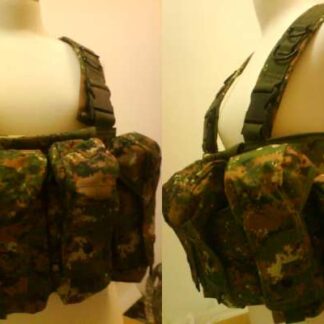 AK Tactical Assault Chest Rig Vest - MARPAT Woodland Camo