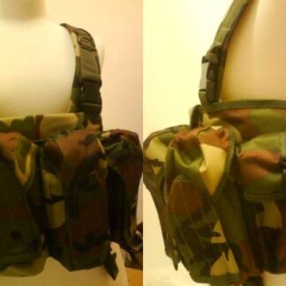 AK Tactical Assault Chest Rig Vest - US M81 Woodland Camo