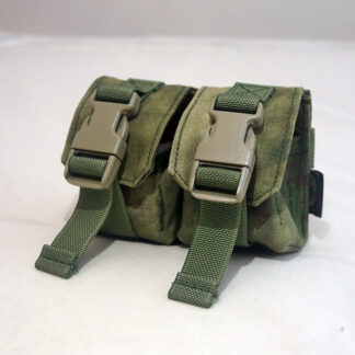 FLYYE Double Fragmentation Grenade M67 RGD5 F-1 MOLLE Pouch - A-TACS FG
