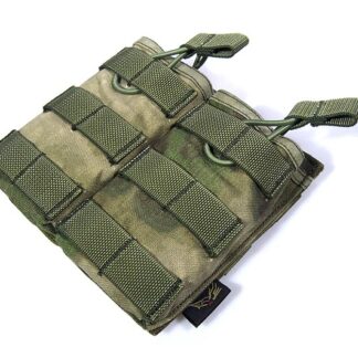 FLYYE Double EV Universal Magazine MOLLE Pouch - A-TACS AU / A-TACS FG