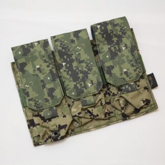 FLYYE Triple M4 NATO 5.56mm Mag MOLLE Pouch for 6 Magazine - US Navy Seal AOR1 AOR2 Camo